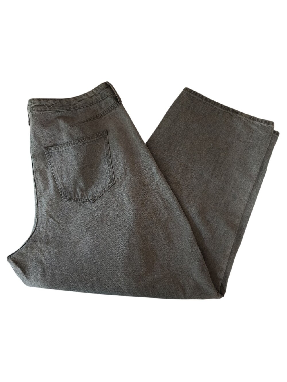 Universal Thread Plus Size Gray High Rise Curved Leg Button Fly Jeans Size 17